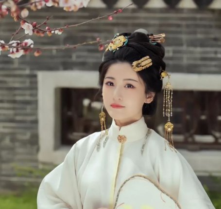 利用AI生成美女朱棣老婆徐妙锦的现代风格照片图片