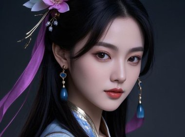 利用AI生图技术按照历史描述生成古代历史上的美女图片