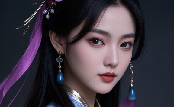 利用AI生图技术按照历史描述生成古代历史上的美女图片