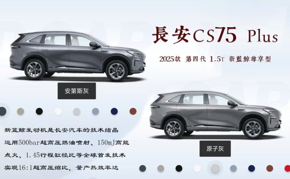 长安CS75 Plus安第斯灰VS原子灰,两种灰色对比你更喜欢哪个?